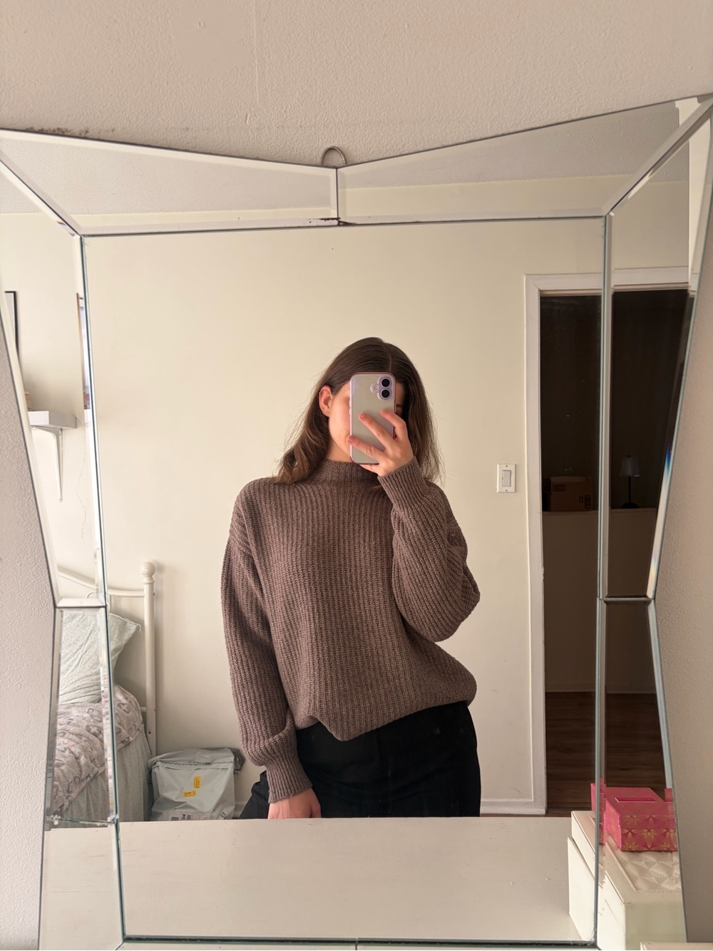 Cozy Mock Neck Women’s Sweater